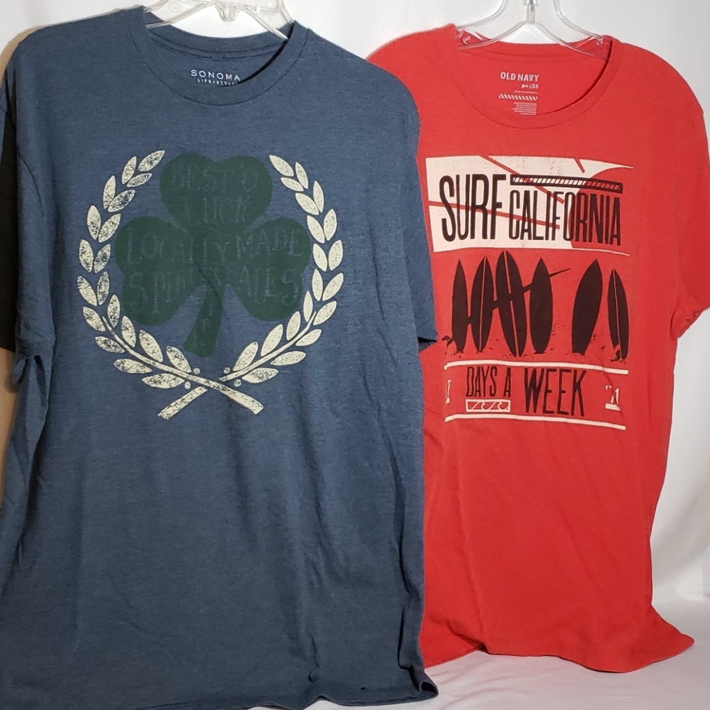 Set of 2 Graphic T-shirts